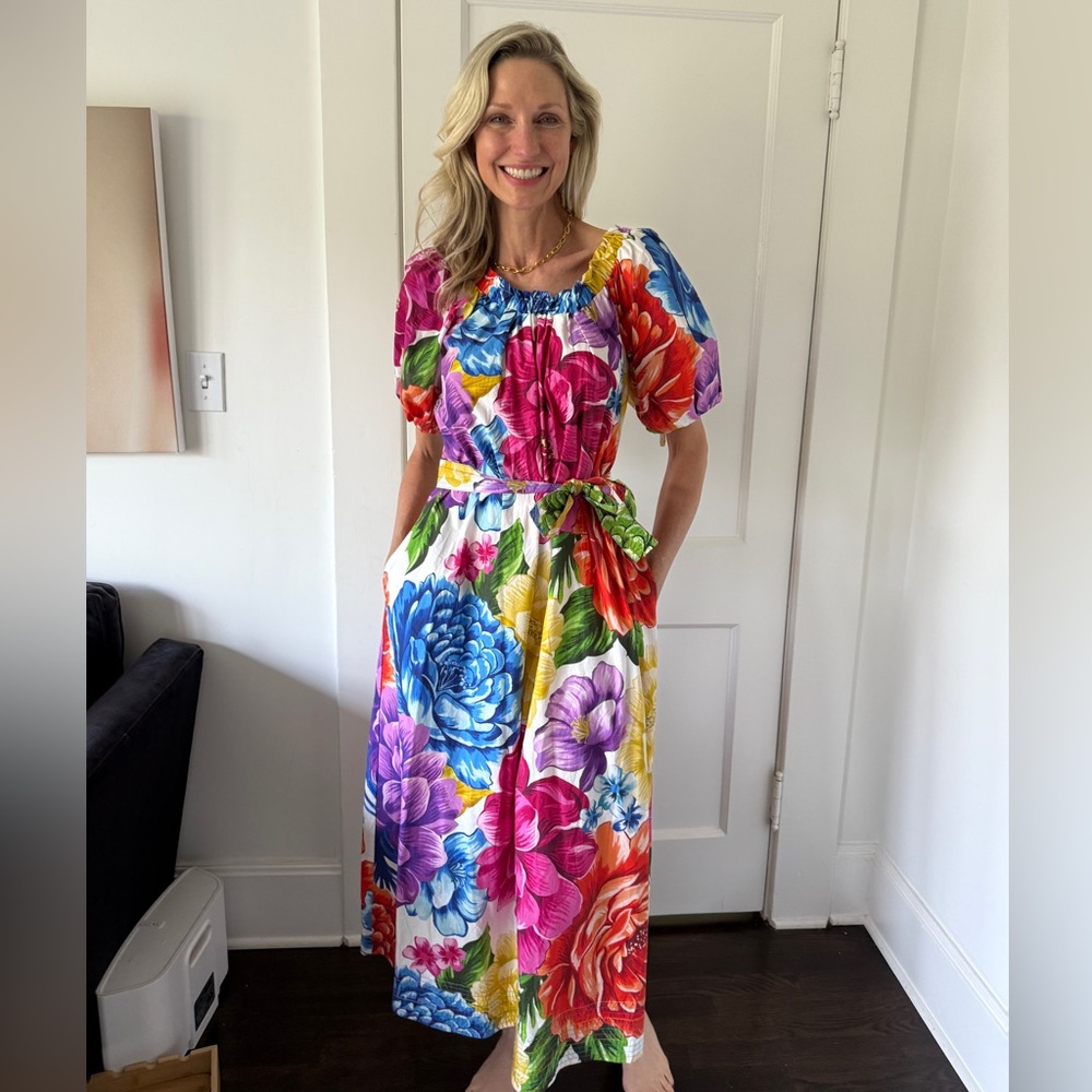 FARM Rio Colorful Floral Maxi Dress